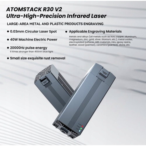 R30 v2 Infravörös Atomstack lézermodul